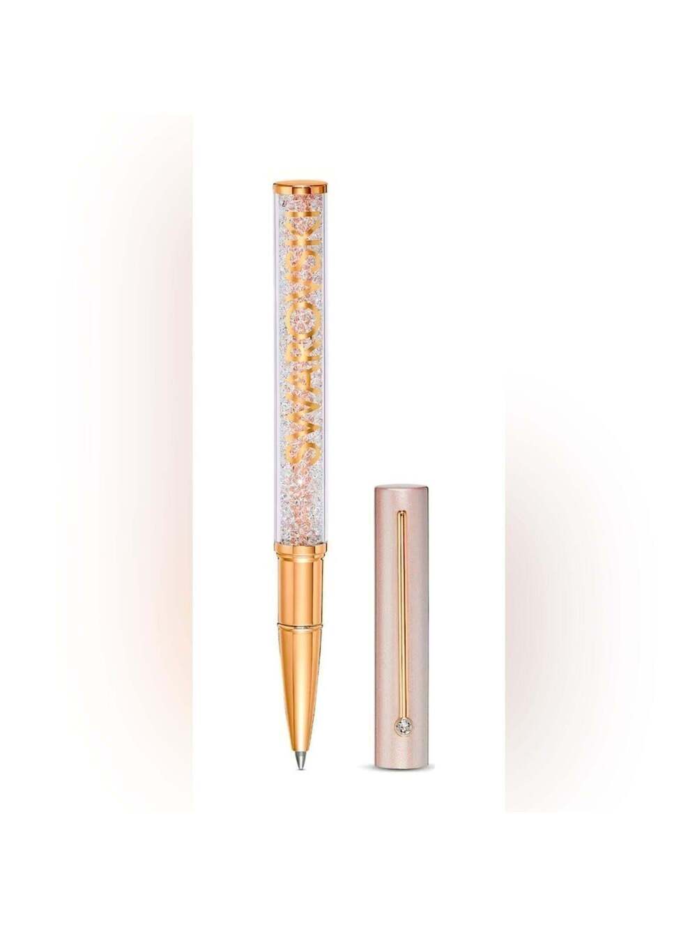Swarovski Crystal Pen Black Ink Ballpoint Sparkling REAL Authentic Crystals
